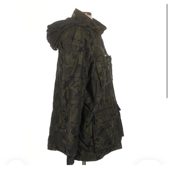 Avec Les Filles Camoflauge Camo Coat Jacket Size Large - Picture 3 of 5